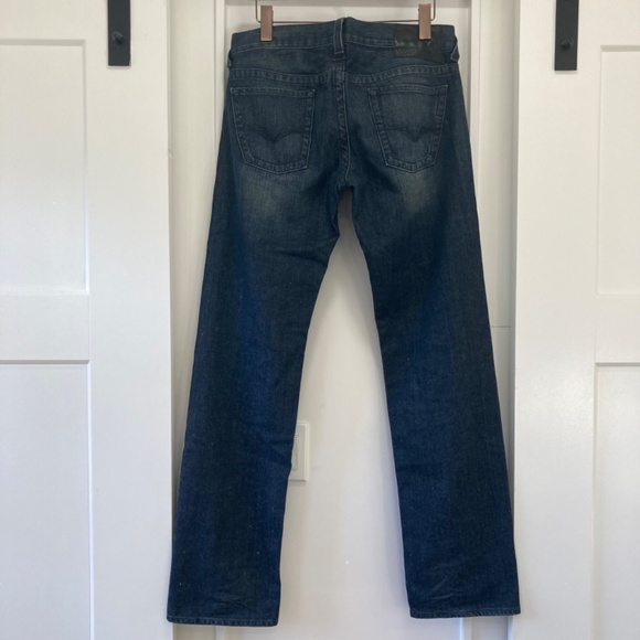 GUESS Jeans Rebel Straight Leg Dark Blue Denim Size 31 x 32 - Picture 9 of 14